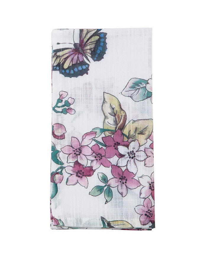 Lenox Butterfly Meadow Floral Napkin