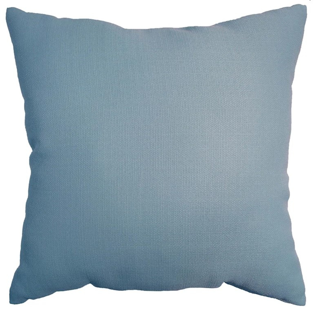 Square Throw Pillow Light Blue