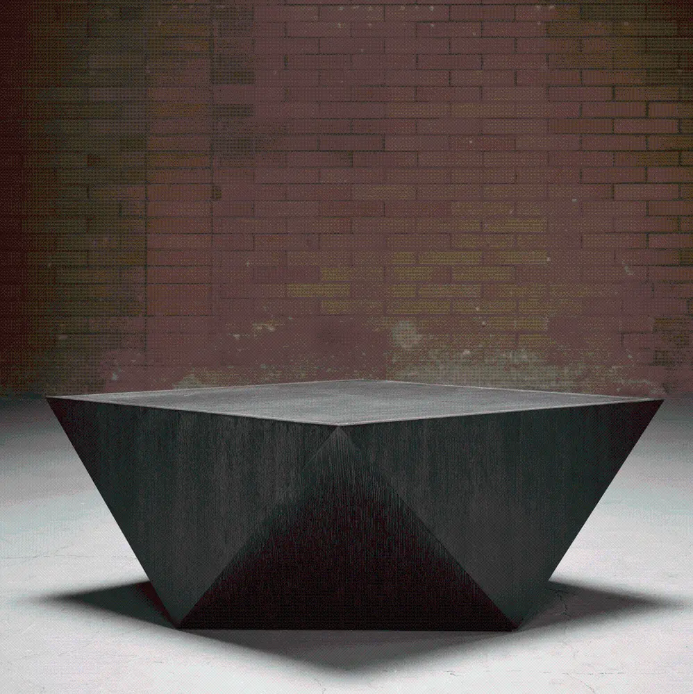 Gia Brushed Carbon Coffee Table