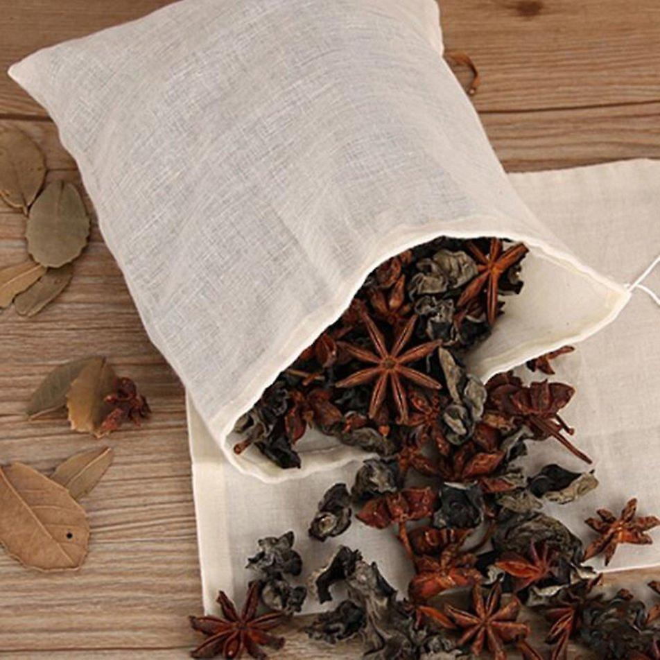 Soup Bag Paper Empty Draw String Teabags Herb Tea Bag Pouch Loose Pouch