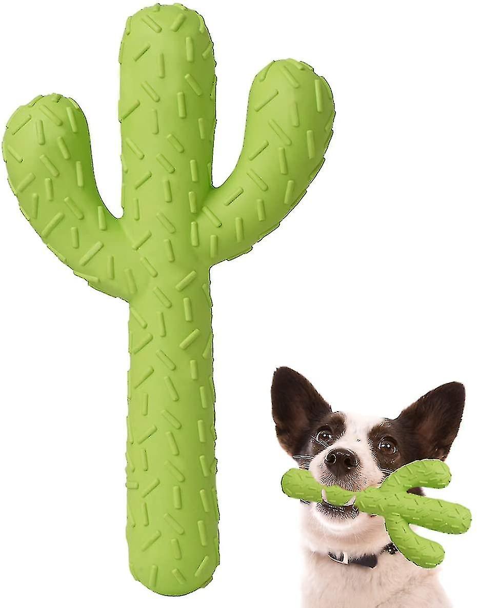 Ssxjv Dog Chew Toys， Durable Rubber Dog Toys For Aggressive Chewers， Cactus Tough Toys For Training And Cleaning Teeth， Interactive Dog Toys For Small