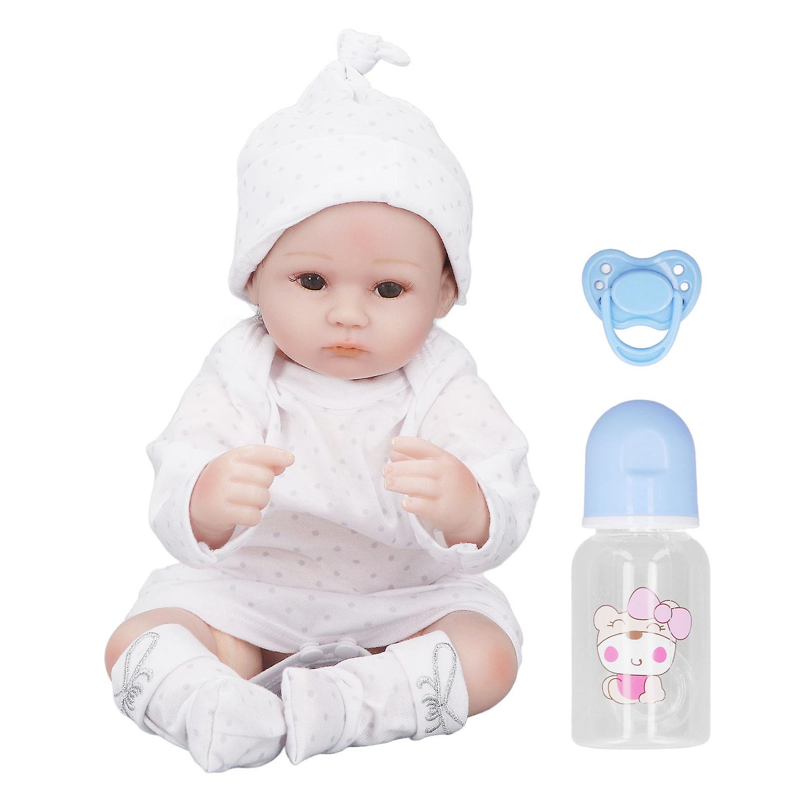 15inch Silicone Baby Doll Realistic Educational Soft Body Reborn Baby Dolls for Children Over 3 Years Old