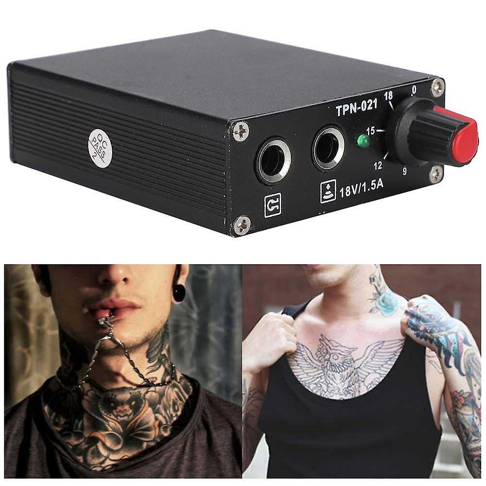 Portable Mini Tattoo Pen Power Tattoo Machine Supply Power Supply Tool 90-264vblack Us