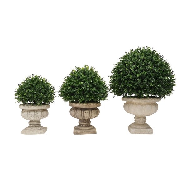 Faux Boxwood Topiary