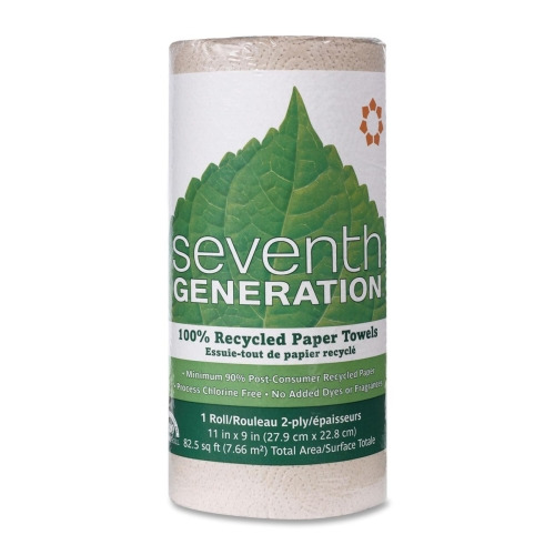 Seventh Generation Recycled Natural Brown Paper Towels  SEV13720