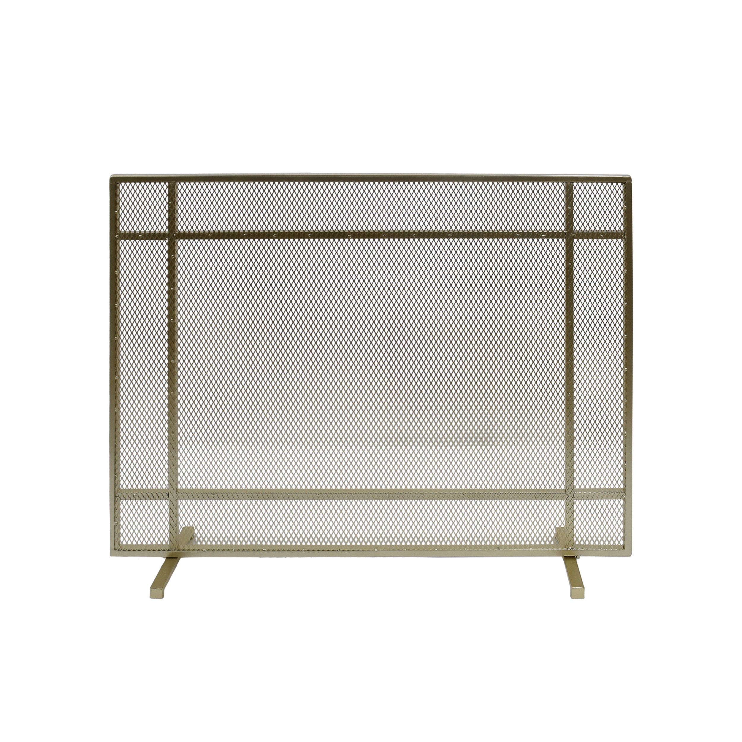 Markus Modern Single Panel Iron Firescreen