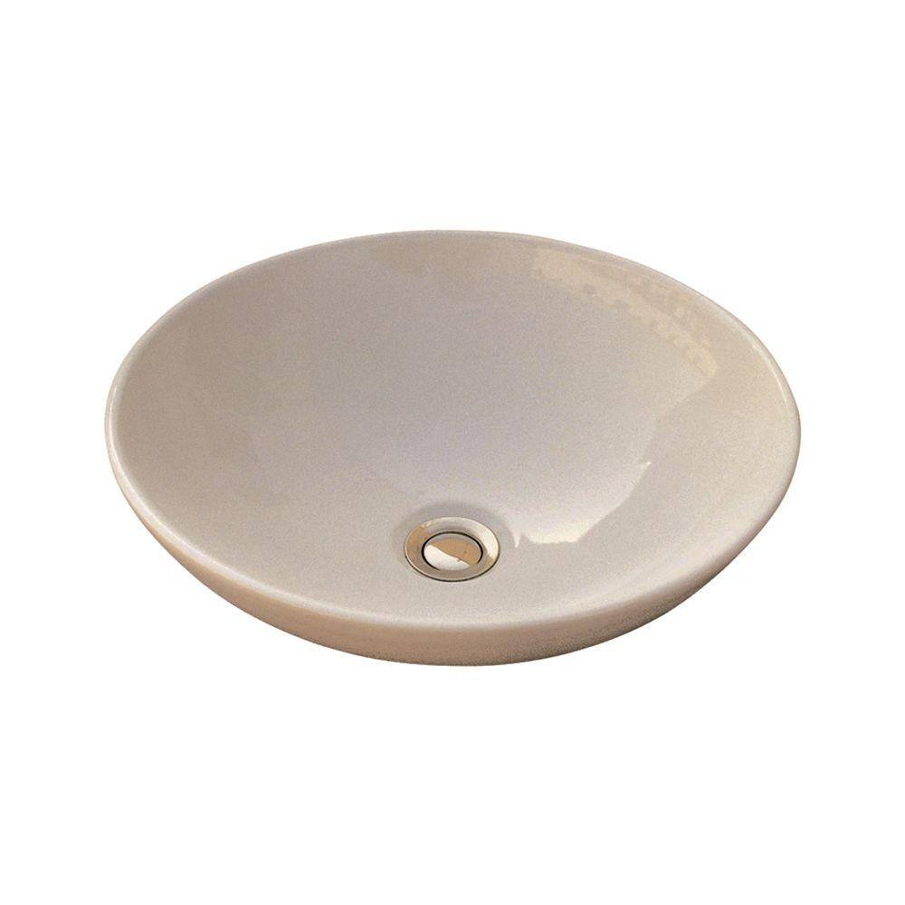 PRIVATE BRAND UNBRANDED Diana Vessel Sink in Bisque 4-463BQ