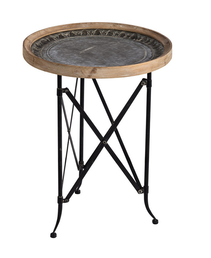 AB Home Classic Vintage-like Round Side Table