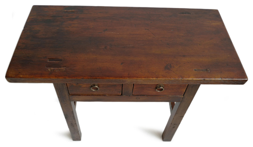 Consigned Farm Console Side Table   Rustic   Console Tables   by Design Mix Furniture  Houzz