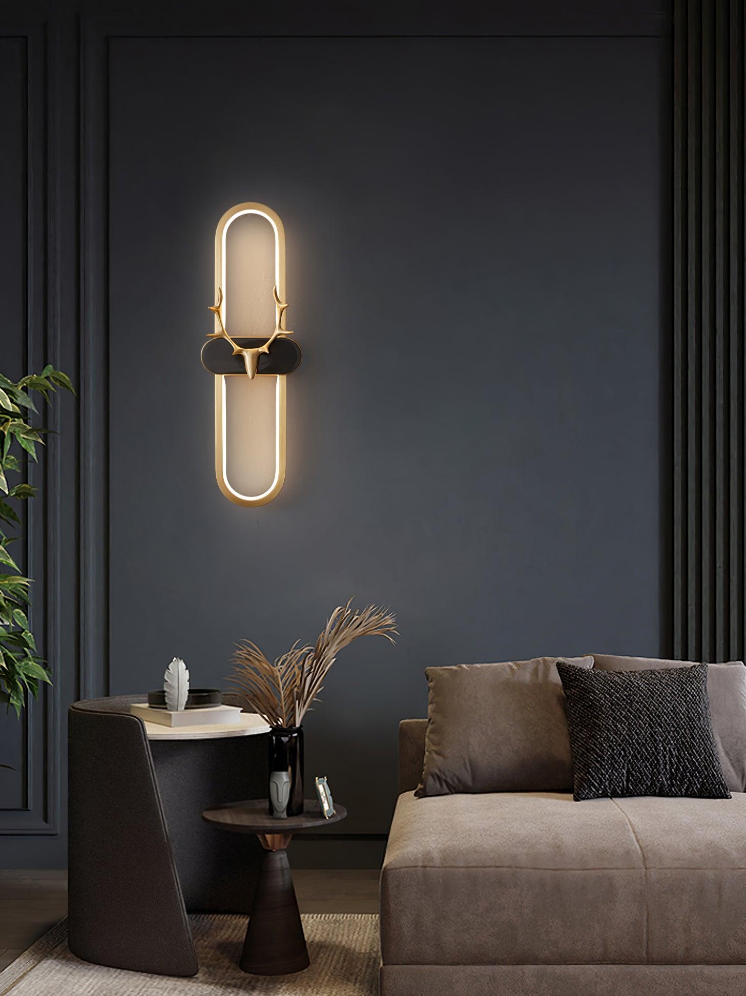 Antlers Halo Wall Lamp