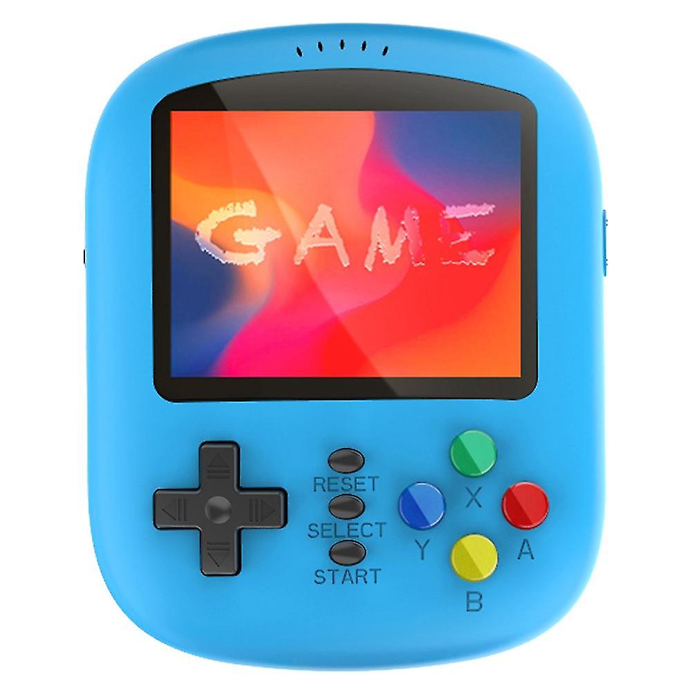 Handheld Game Console 620 In 1 Retro Mini Portable Gamepad Player -blue