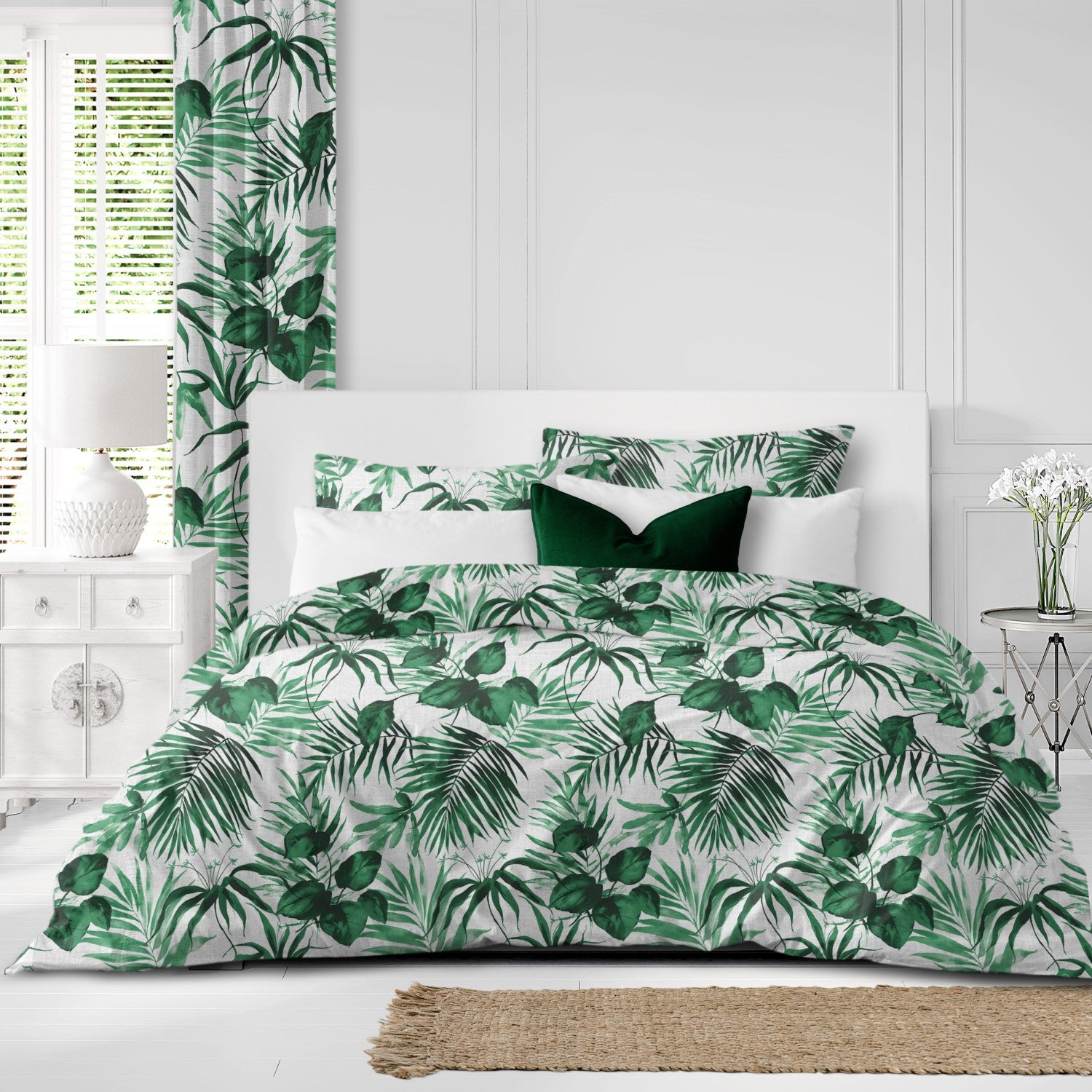 Baybridge Green Palm Bedding