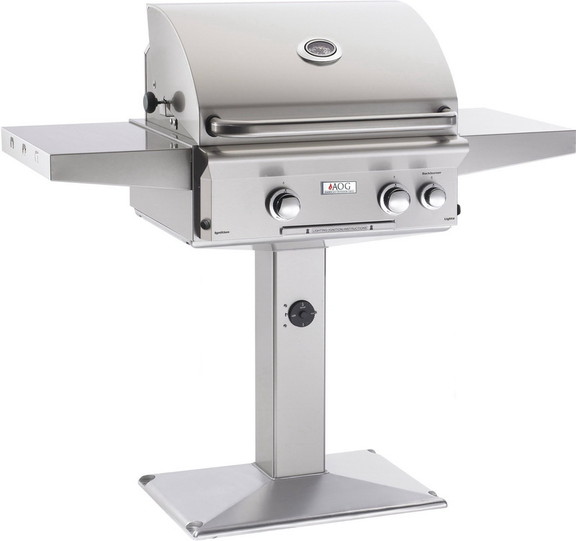 American Outdoor Grills 24 In Ground Post Mount  ...