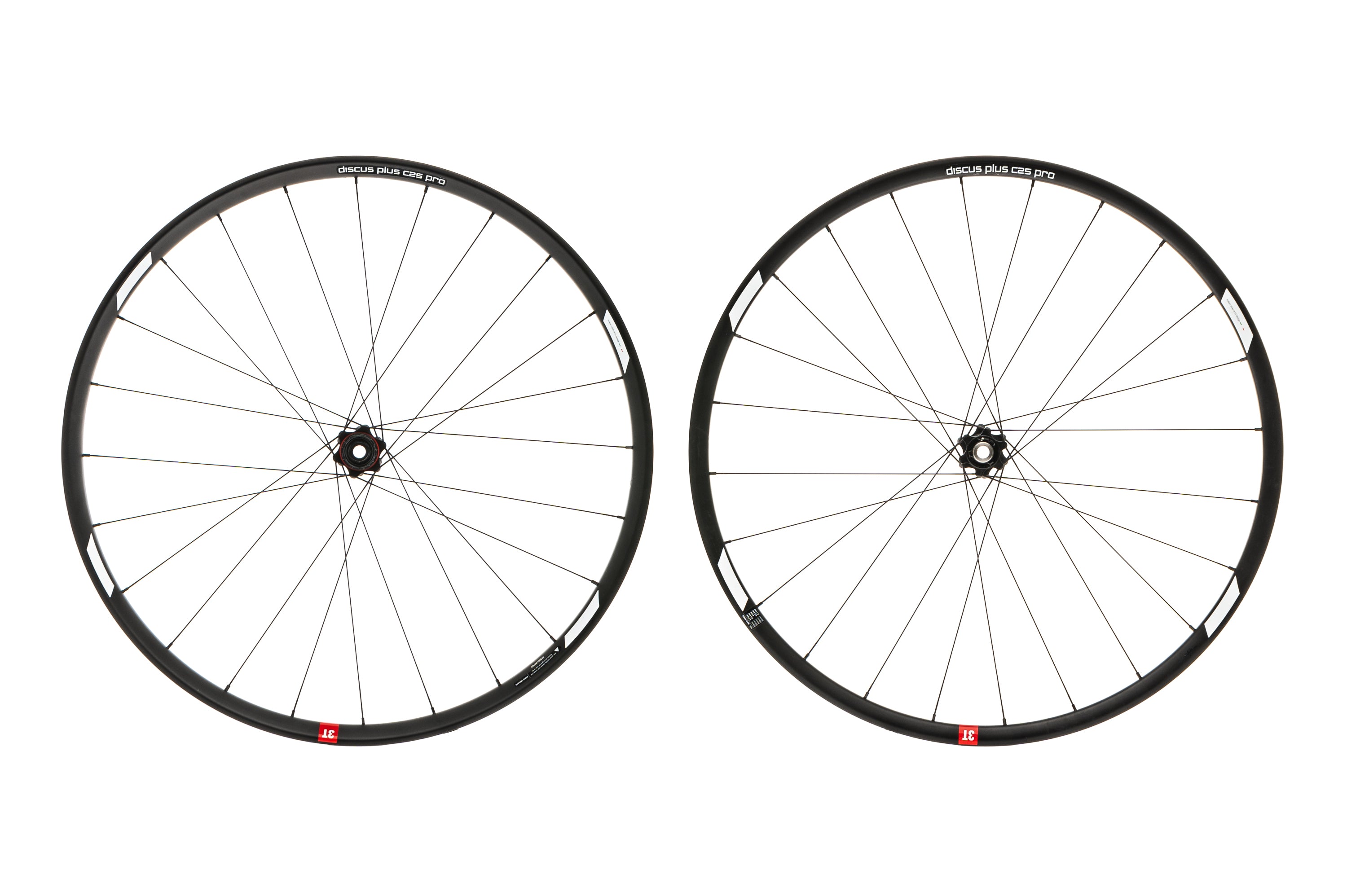 3T Discus Plus C25 Pro Disc Aluminum Tubeless 650b Wheelset