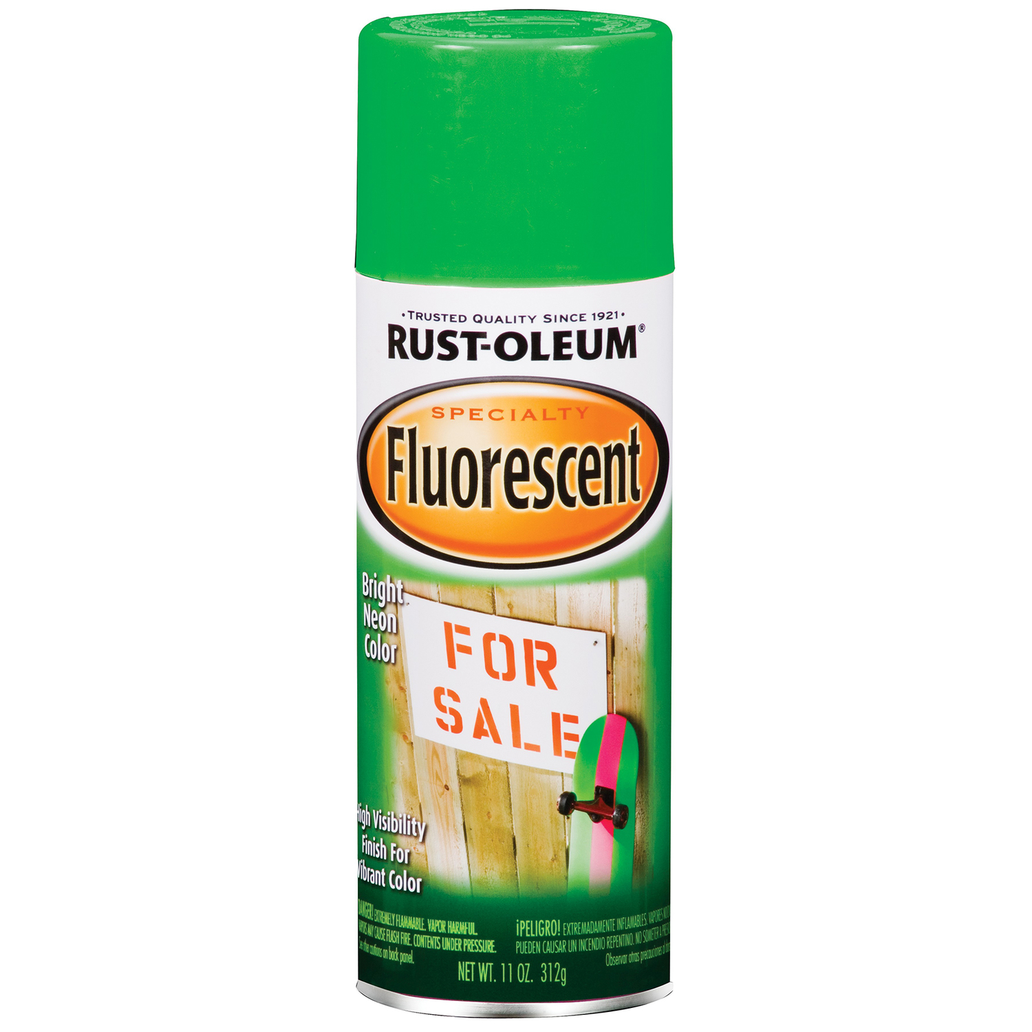 Rust-Oleum Specialty Fluorescent Green Spray Paint 11 oz