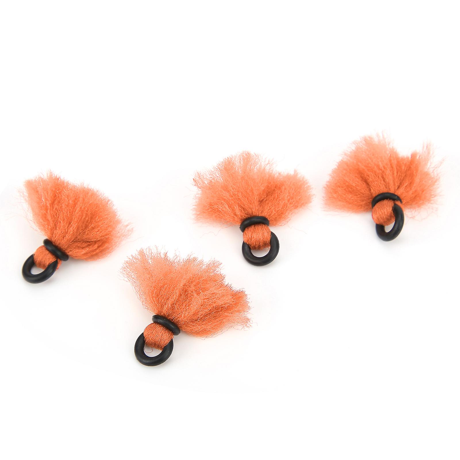 4pcs Fly Fishing Float Yarn Strike Indicators Drift Hook Positioning Floats Bobbersorange