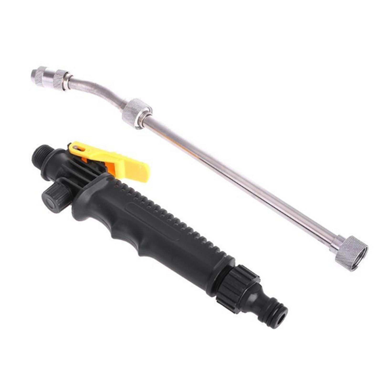 2 in 1 High Pressure Washer Adjustable Nozzles Detachable Hose Fit Standard Hose Car Washing Wand Sprayer No.210800