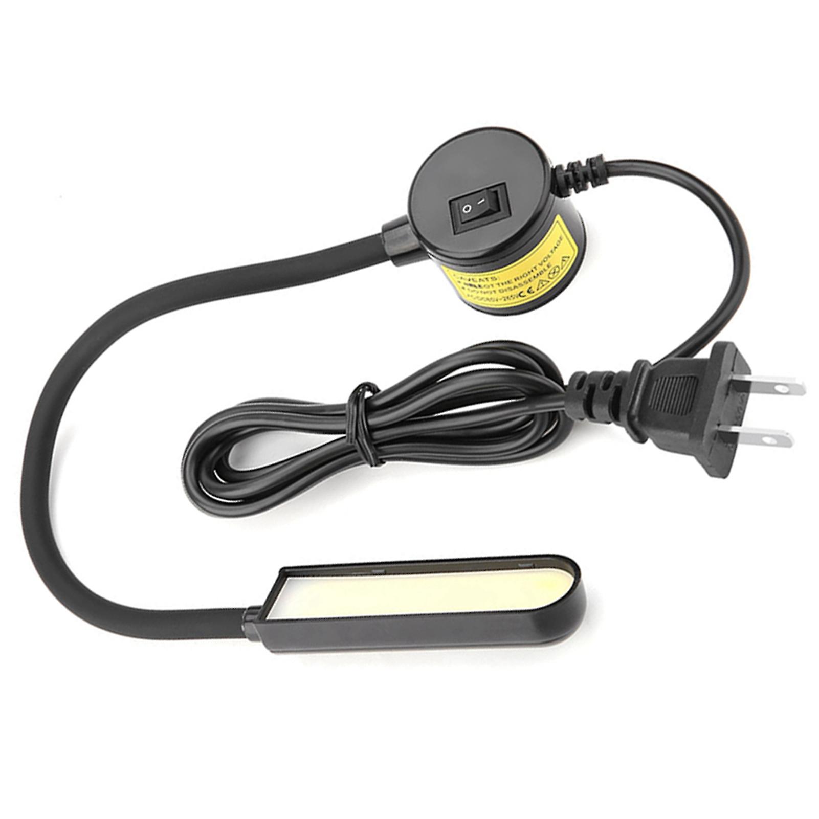 6w Cob Sewing Working Light Adjustable Magnetic Base Sewing Machine Lamp Us Plug 110-265v