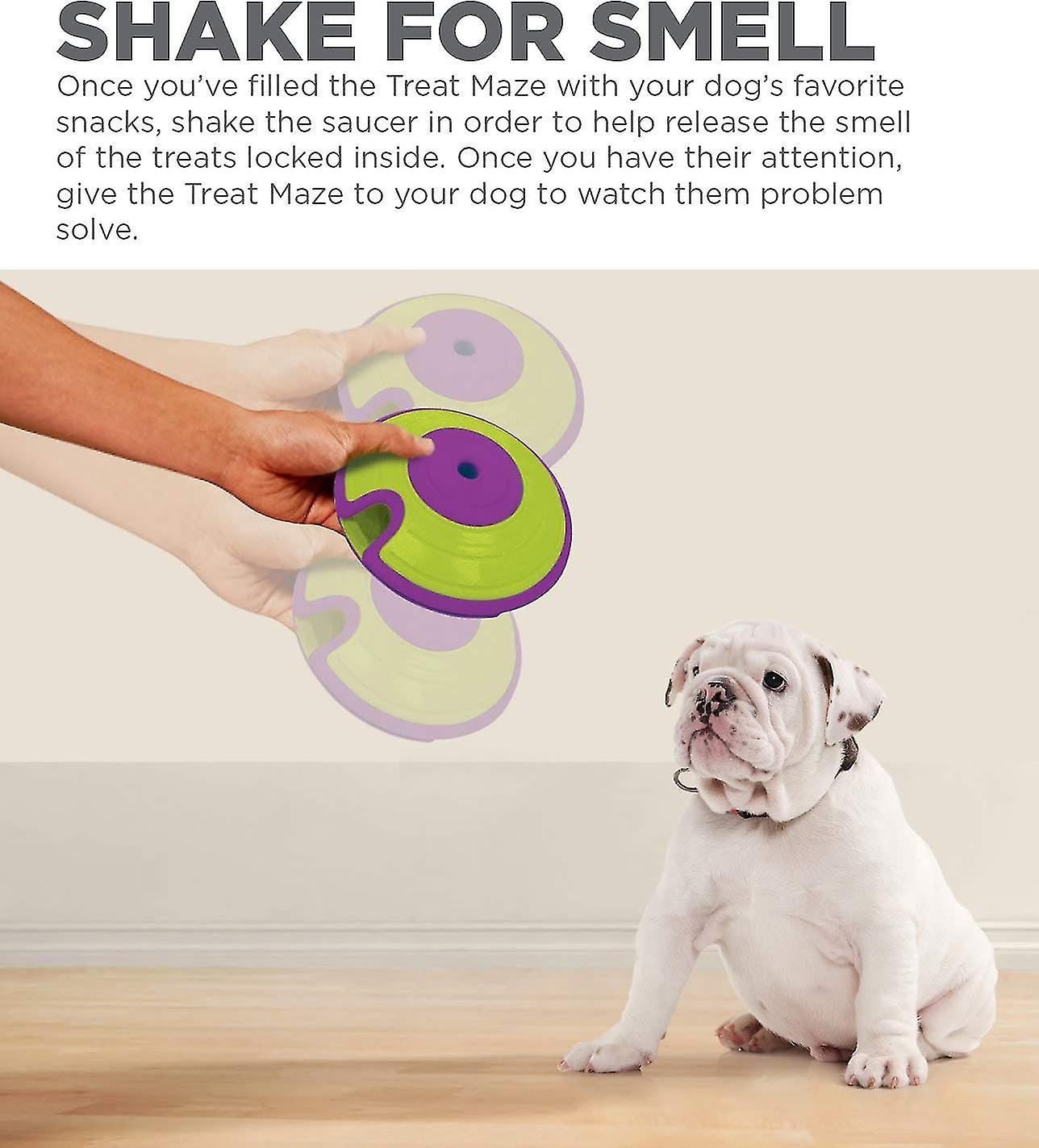 Nina Sson Treat Interactive Treat Dog Toy， Interte， Actual S May Vary