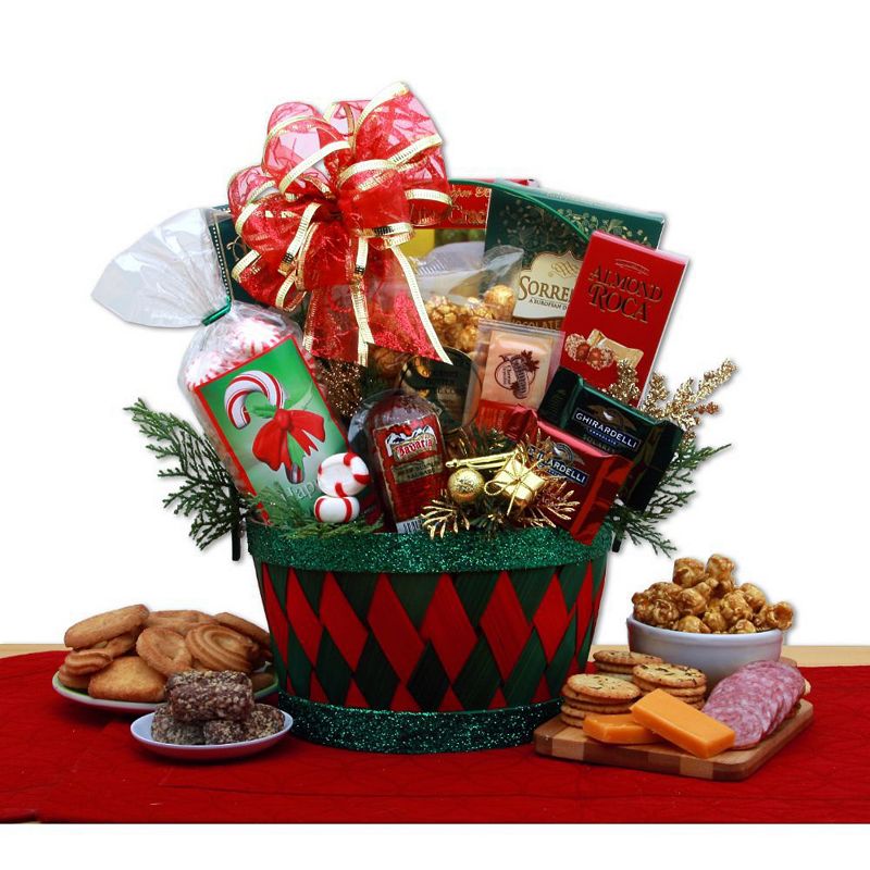 GBDS A Holiday Affair Gift Basket- Christmas gift basket - Holiday Gift Basket