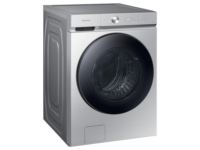 Samsung WF53BB8700AT Bespoke 5.3 Cu. Ft. Ultra Capacity Front Load Washer With Super Speed Wash And Ai Smart Dial In Silver Steel