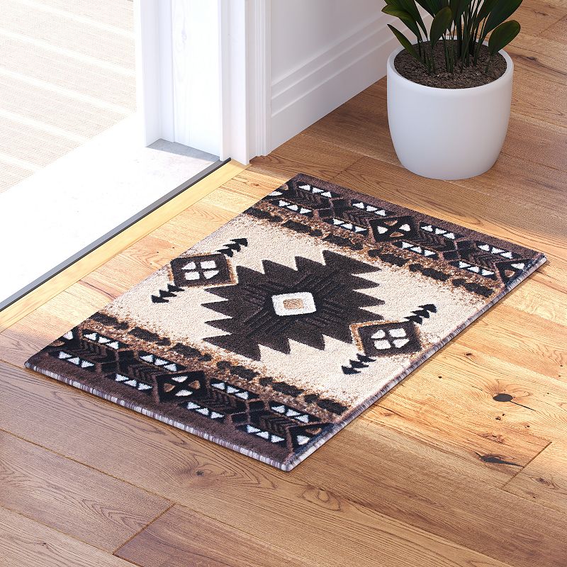 Masada Rugs Masada Rugs 2'x3' Southwest Native American Area Rug - Design C318 Berber