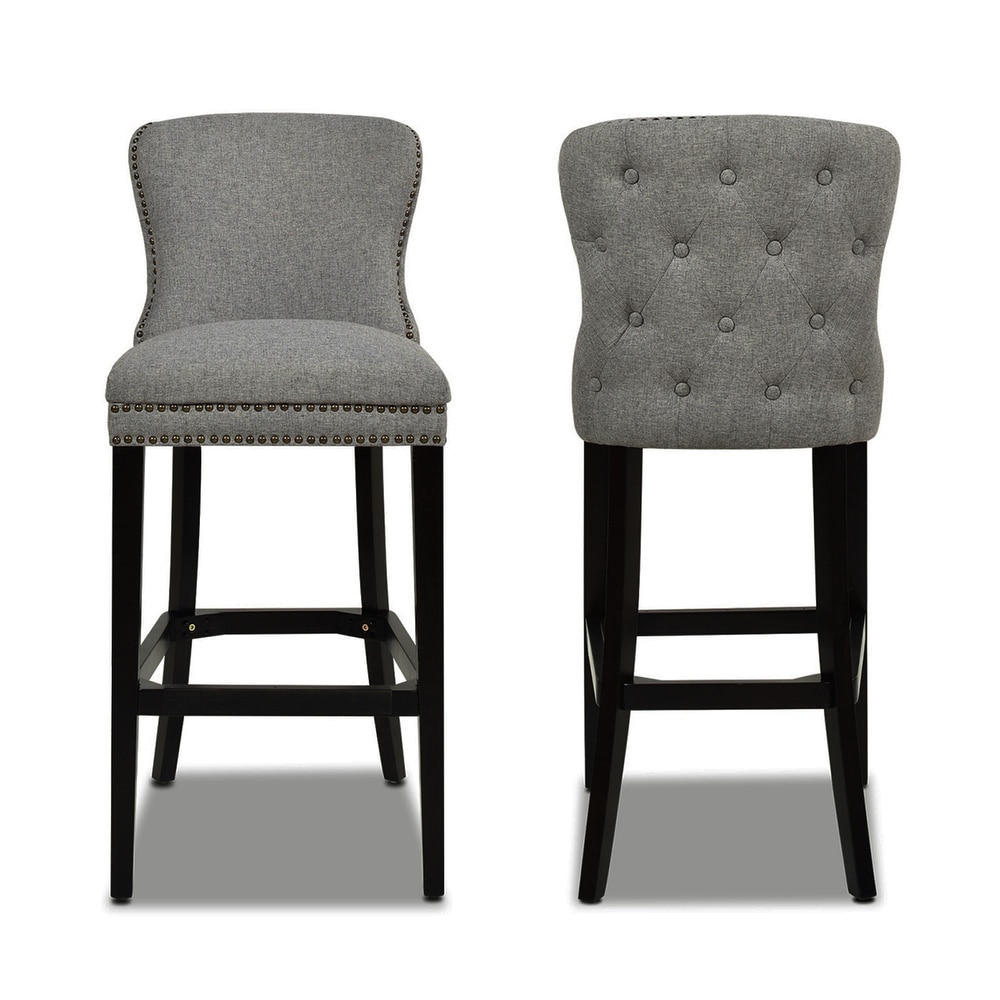 Sonoma Tufted Armless Counter or Bar Stools (Set of 2)