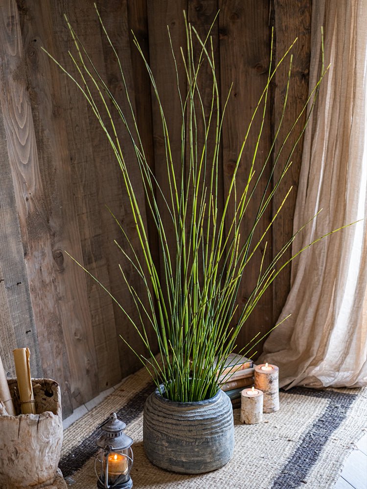 Artificial Faux Rough Horsetail Plant Long Stem 54