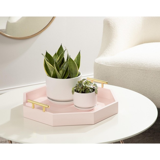 Kate And Laurel Lipton Radius Rectangle Tray