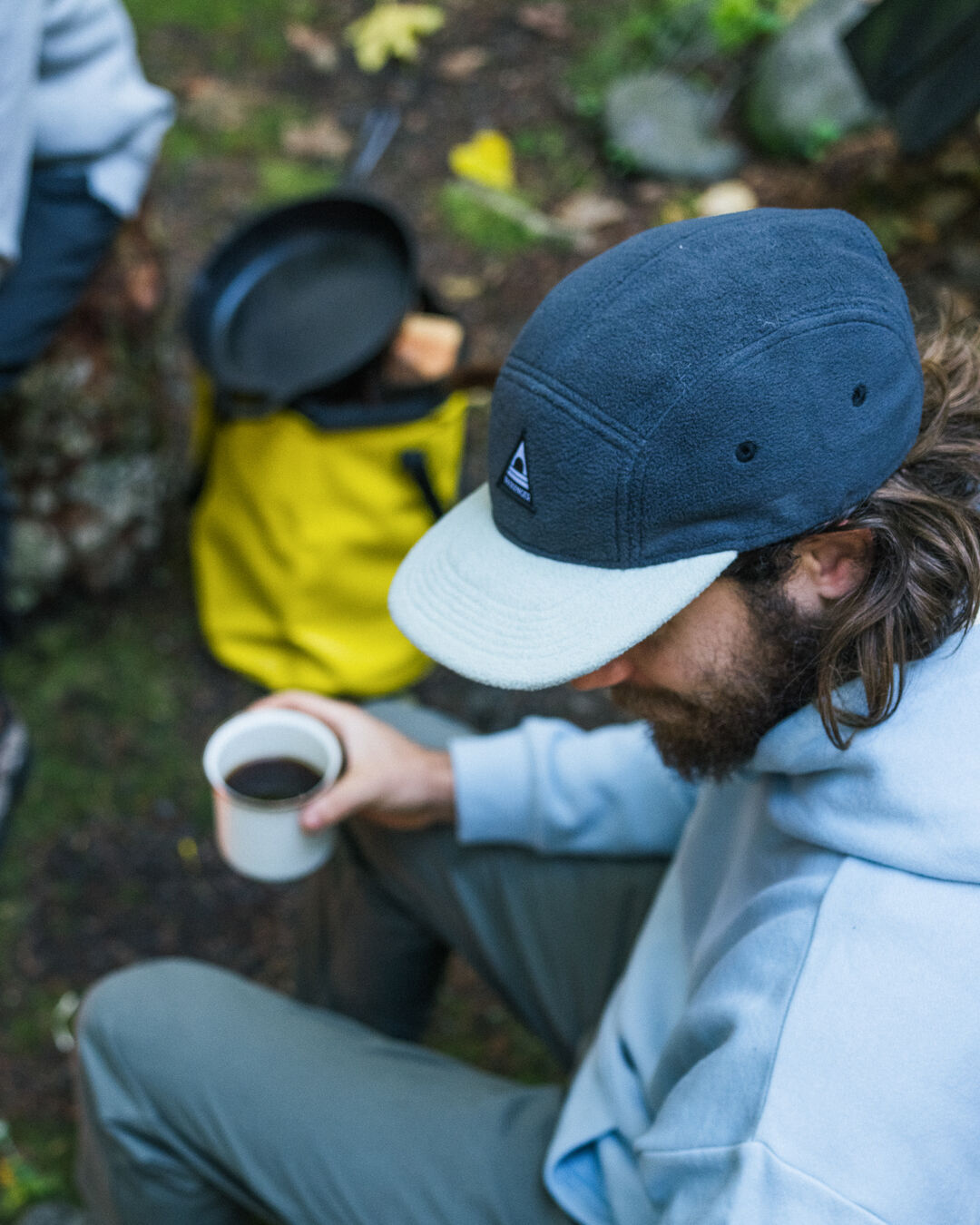 Pine Recycled Polar Fleece Cap - Charcoal