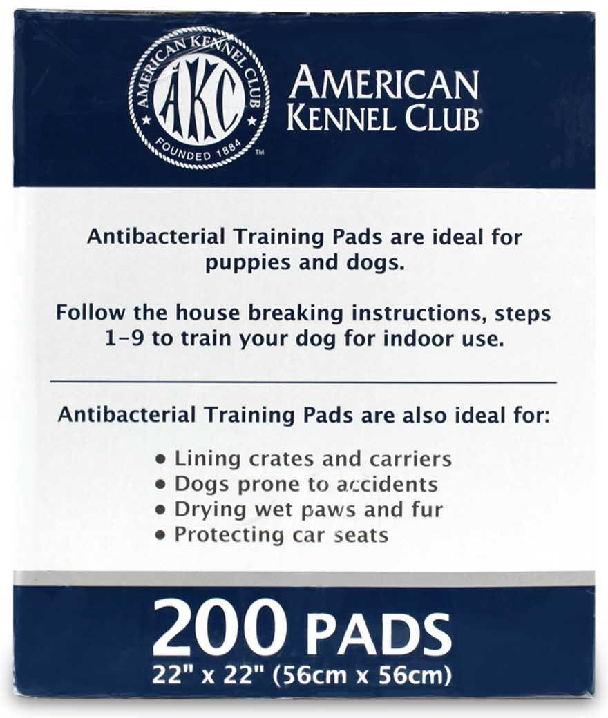 American Kennel Club AKC Dog Training Pads， 22 x 22-in， Fresh Scented