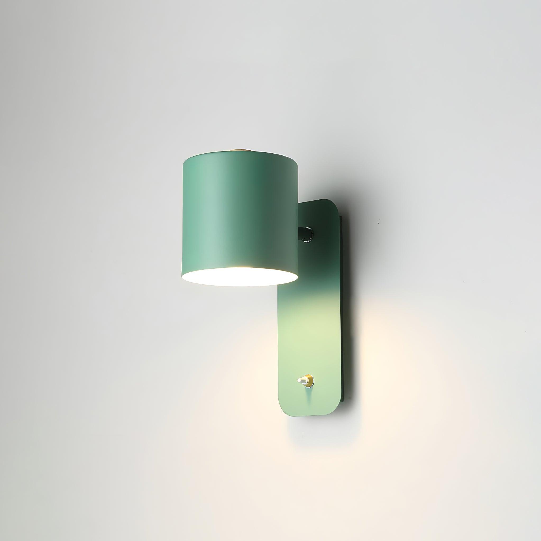 Rotatable Cylinder Plug-in Wall Lamp