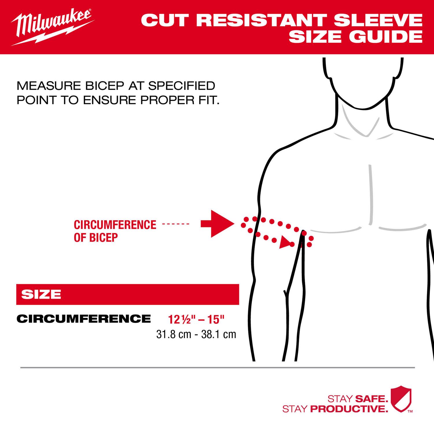 MW Cut-Resistant Arm Sleeve Red