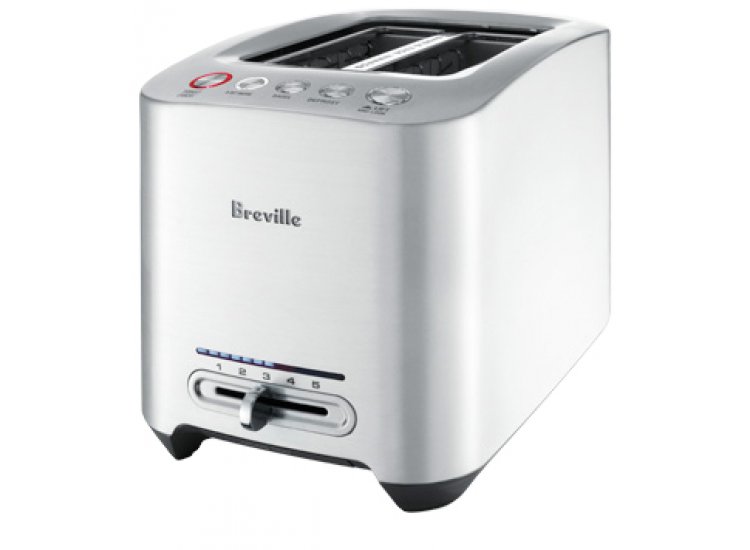 Breville Die-Cast Stainless Steel 2-Slice Smart Toaster