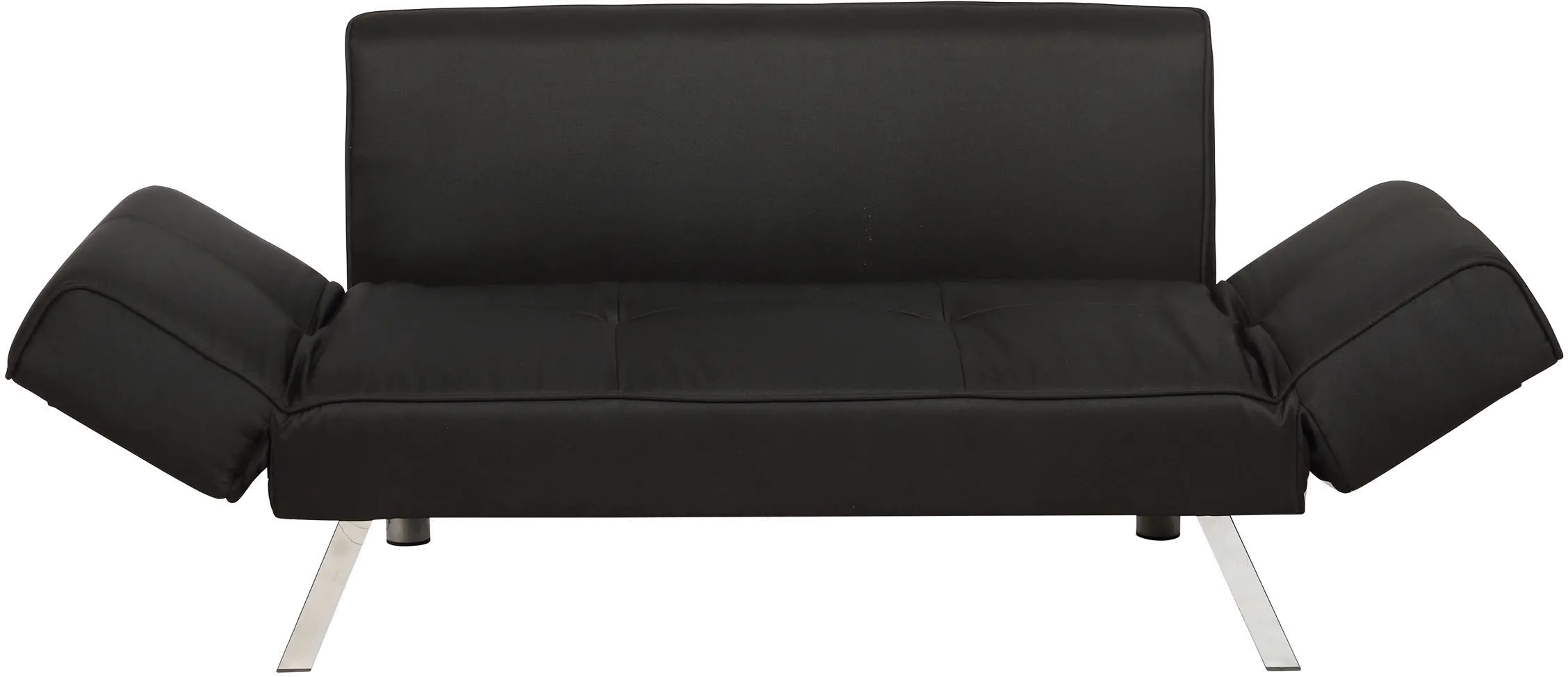 Miley Serta Black Convertible Sofa