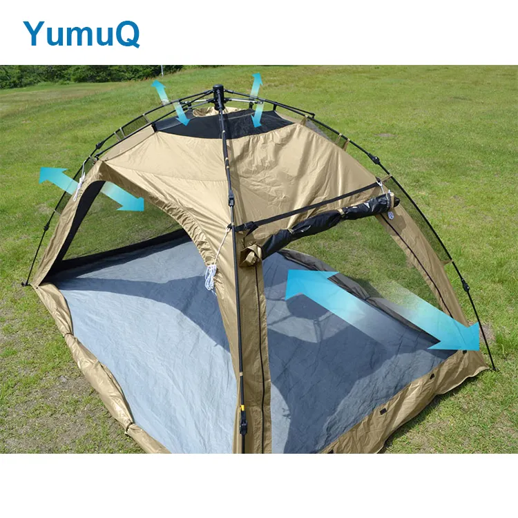 YumuQ 1 2 Person 1.6m Traveling Portable Fully Automatic Beach Camping Outdoor Travel Vehicle Pop Up Dome Tent