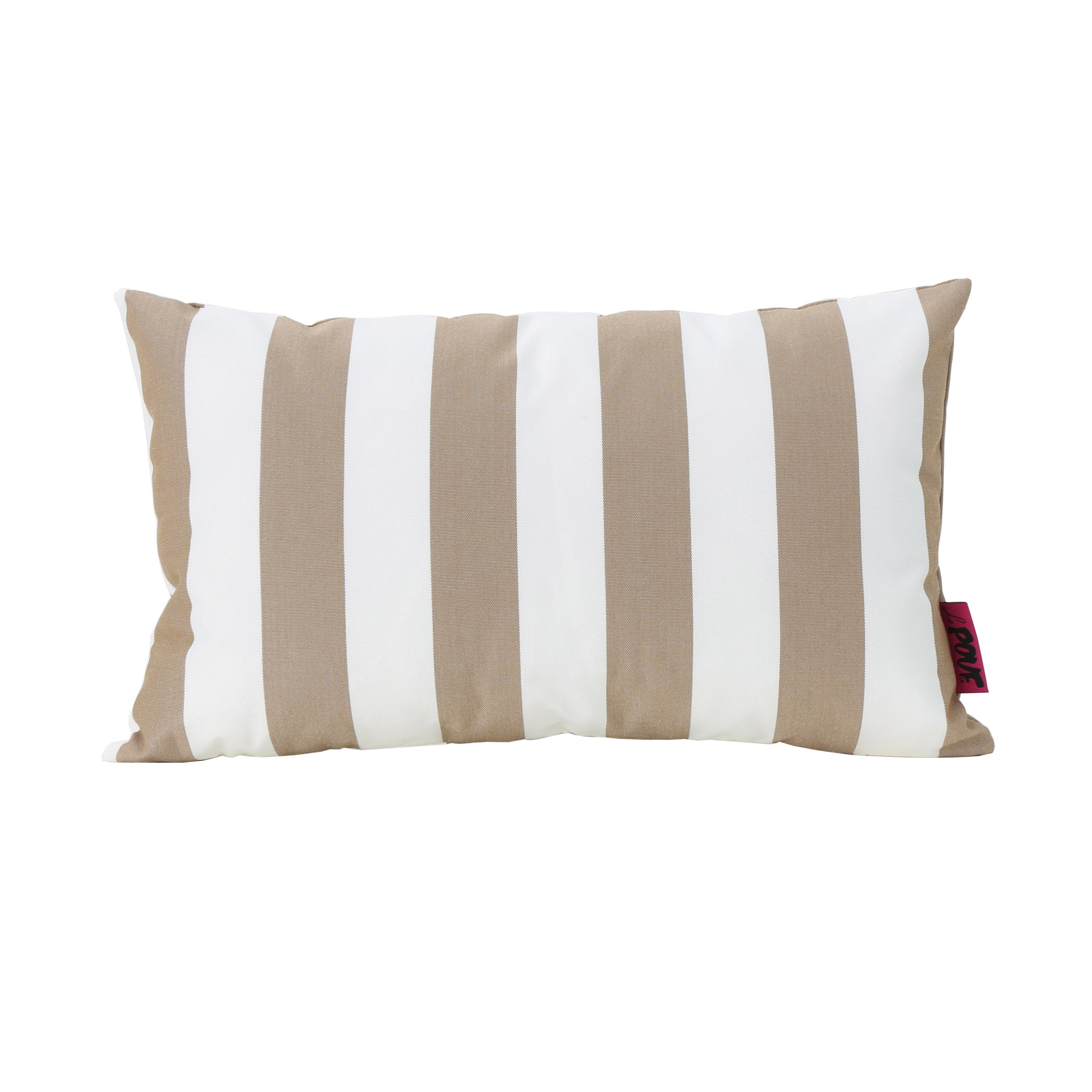 La Mesa Indoor Striped Water Resistant Rectangular Throw Pillow