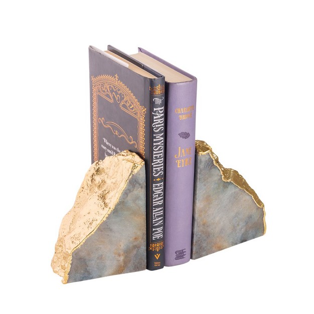 Gauri Kohli Dazzle Aventurine Bookends Set Of 2