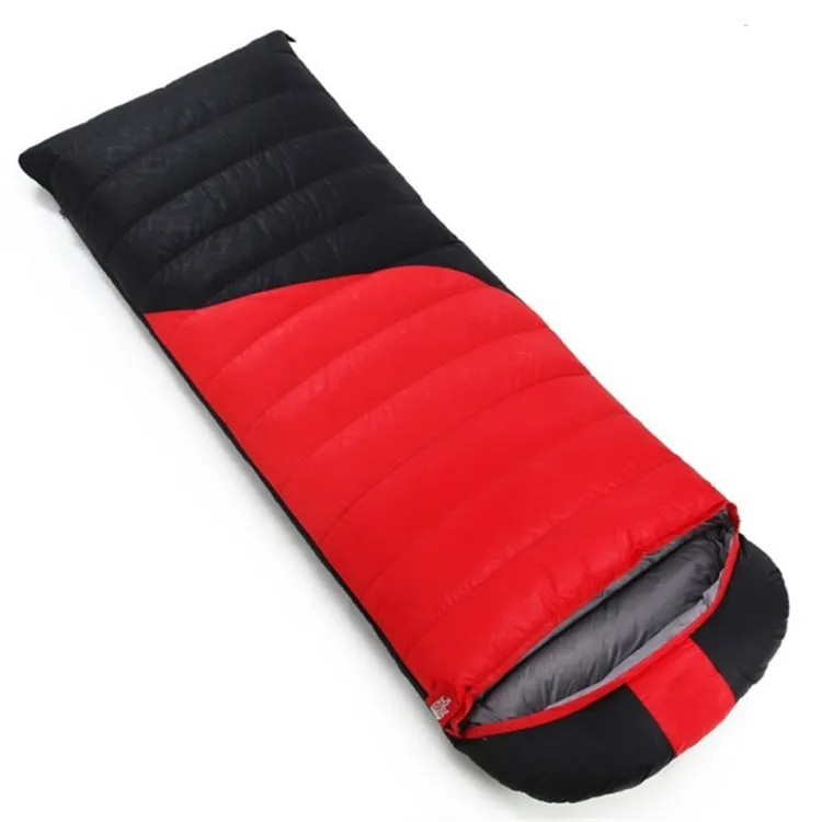 New Arrival Ultra Lightweight Single Envelope Sleeping Bag Outdoor Camping Goose Down Ripstop Nylon Sleeping Bag