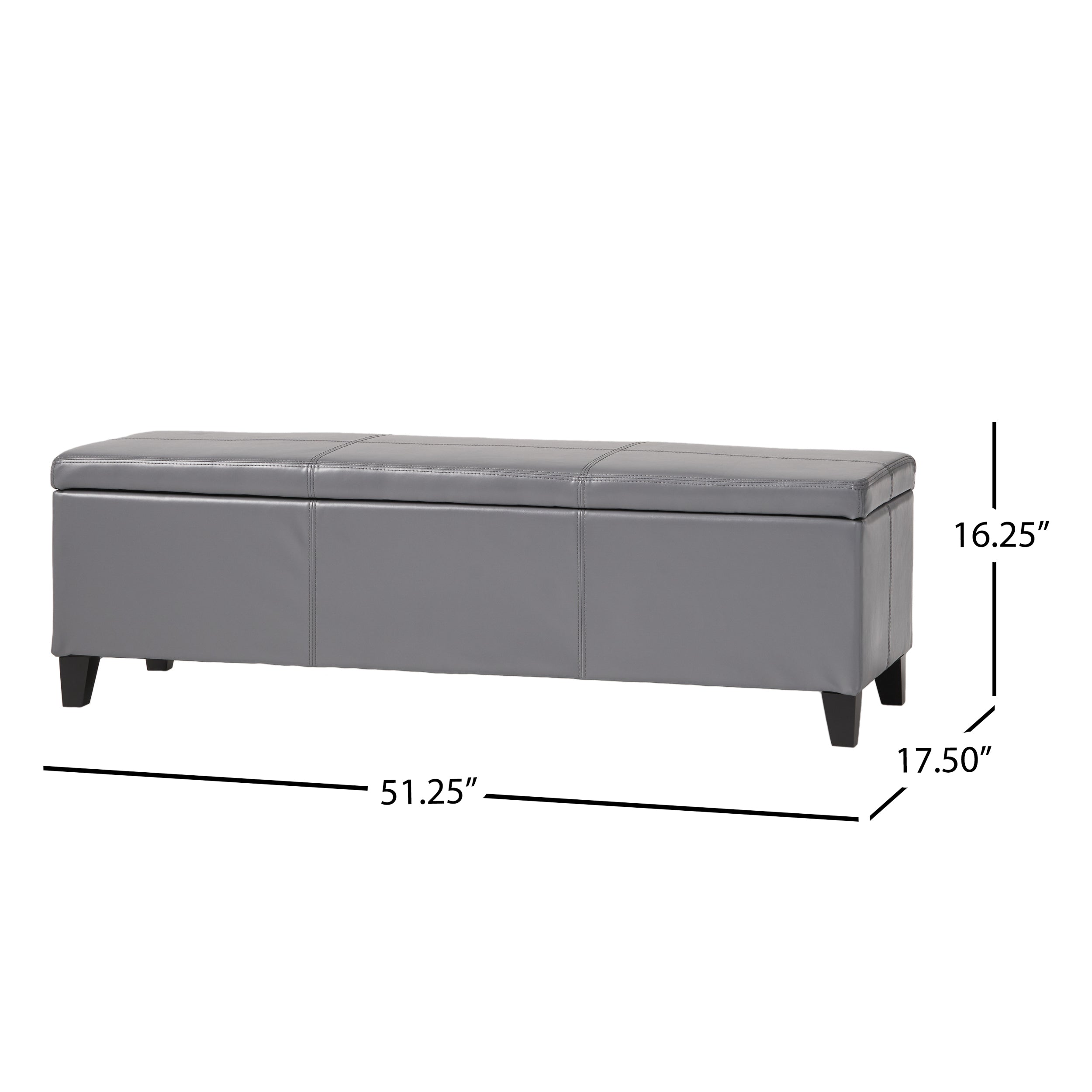 Rupert Upholstered Storage Ottoman Bench