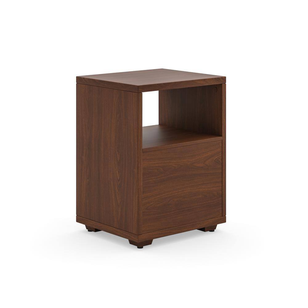 HomeStyles Merge Brown Walnut Personal Storage File Cabinet 5450-01