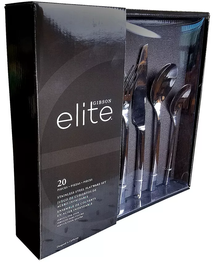 Gibson Elite Sparland 20 Piece Flatware Set