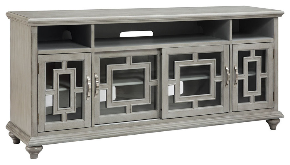 Barron 72 Inch Entertainment Console   French Country   Entertainment Centers And Tv Stands   by Lighting and Locks  Houzz