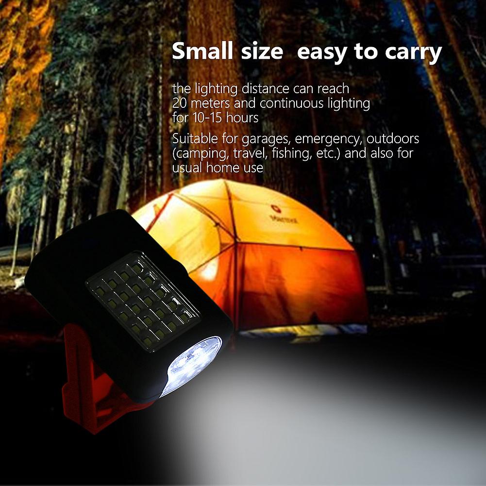 Portable 23 Led Night Light Emergency Flashlight Lantern Camping Bicycle Hiking Lamp Red