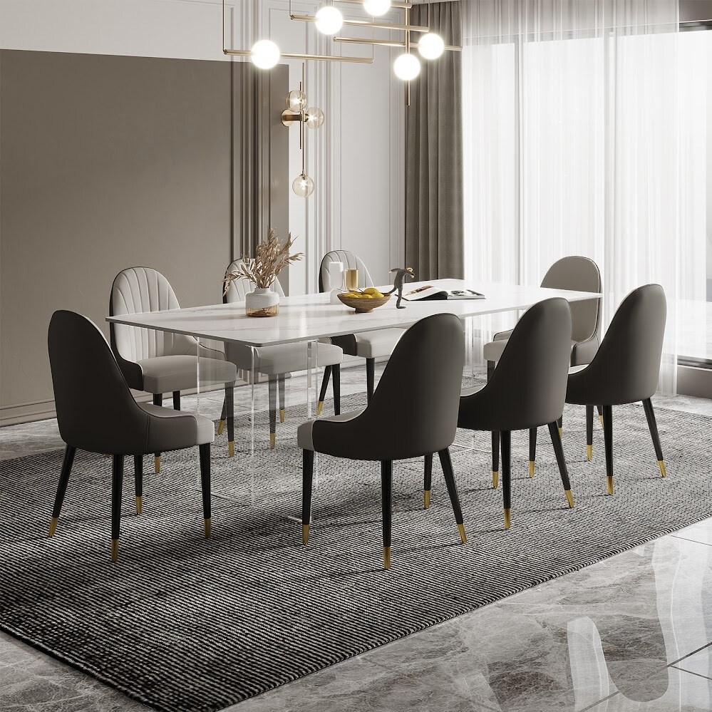 Modern 9 Piece 1.8 Dining Table Set