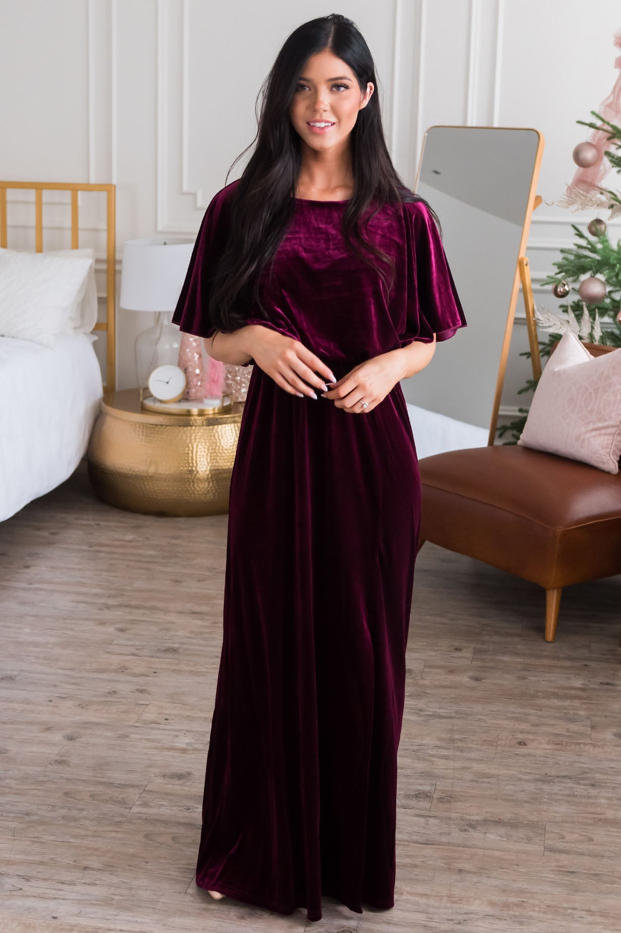 The Joy Evening Out Velvet Gown