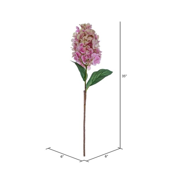 Vickerman 34 Artificial Pink Cone Hydrangea Spray. 2 Stems In A Bag.