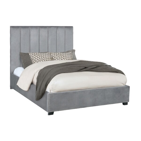 Coaster Furniture Arles Grey Upholstered Bedroom Set with Side Panels - - 36724152