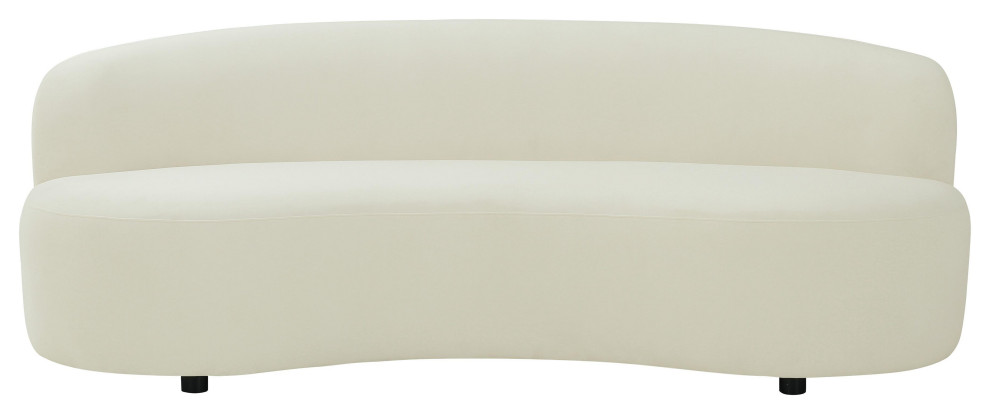 Cannellini Velvet Sofa   Transitional   Sofas   by TOV Furniture  Houzz