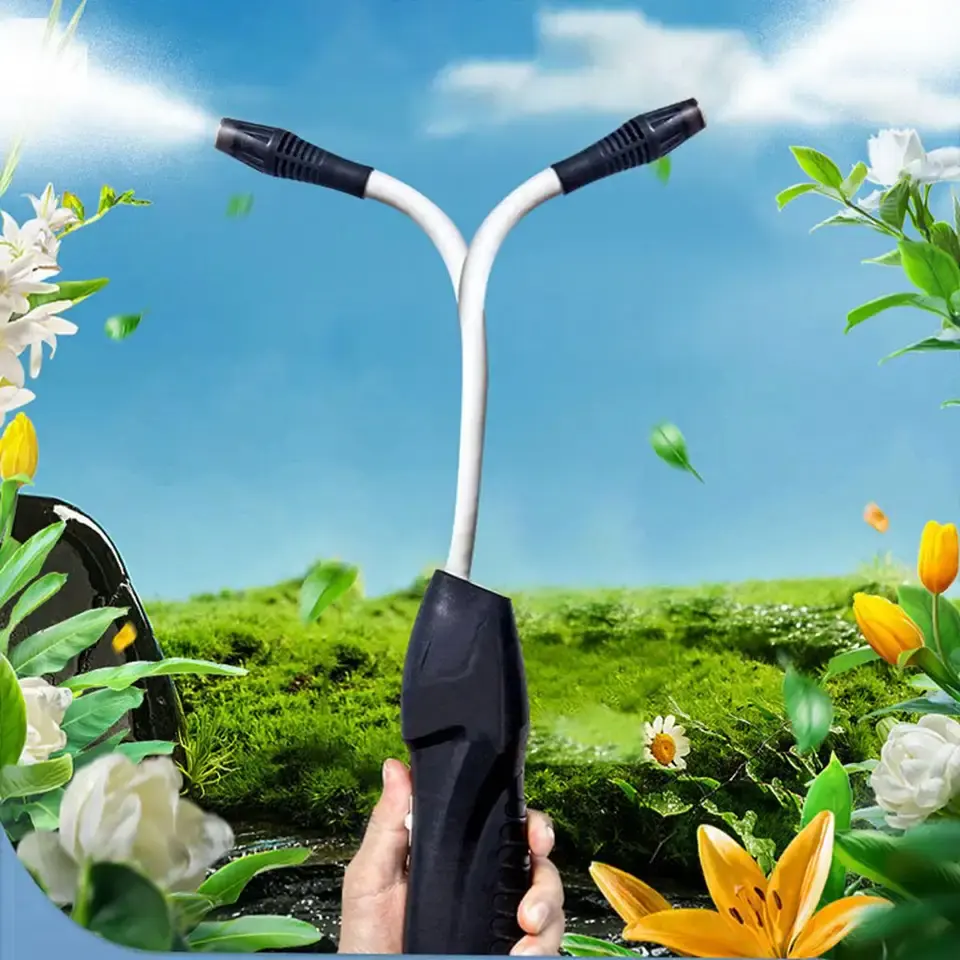 Electric Sprayer Wand USB C Rechargeable Plant Garden Lawn Sprayer with Adjustable Nozzles and 360 degree Bendable Wand